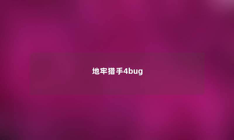 地牢猎手4bug 地牢猎手4bug