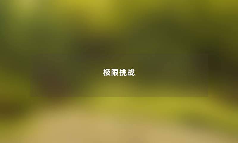 极限挑战 极限挑战