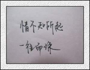 齐秀写给自己的话