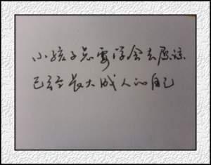 郑莉写给自己的话