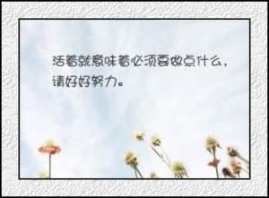 林采薇写给自己的话